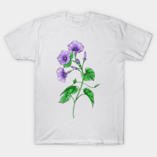 Purple Morning Glory T-Shirt